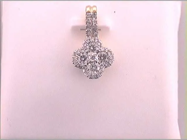 GND Necklaces 10Kt Yellow Gold 12CtwDia Fashion Pendant 11 grams