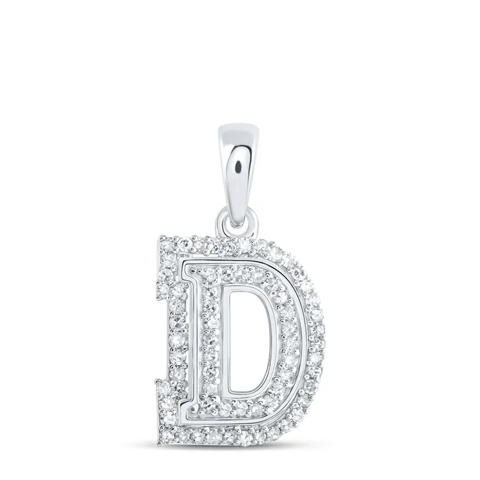 GND Necklaces Gold D Initial Letter Pendant 15 Cttw Round Natural Diamond Womens 104 grams GND Necklaces Gold D Initial Letter Pendant 15 Cttw Round Natural Diamond Womens 104 grams