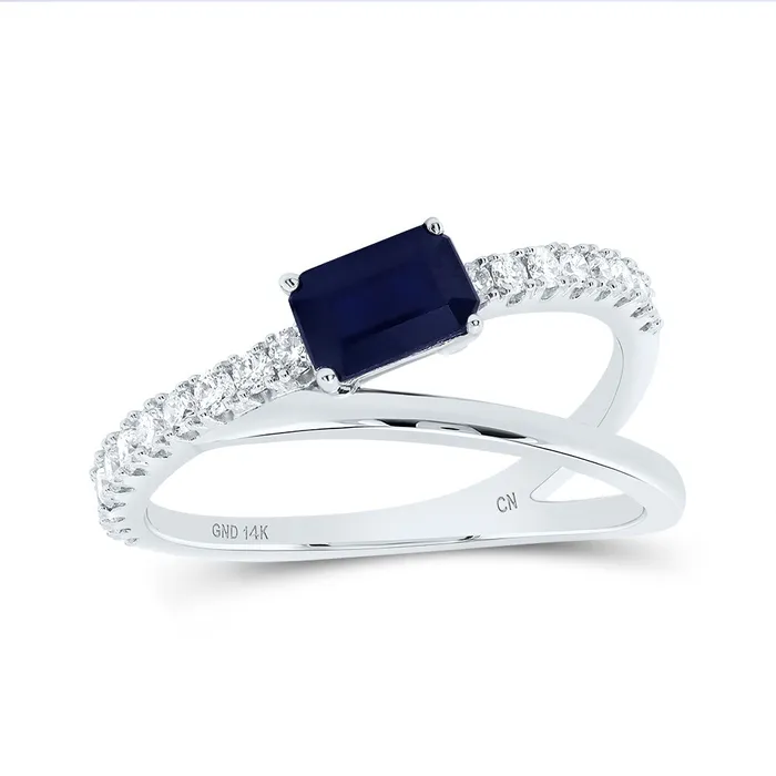 GND Rings 13CtwDia Cn 6X4Mm EmBs NatGem Ladies Ring 277 grams