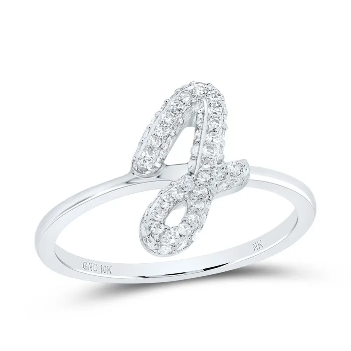 GND Rings 14CtwDia Nk Fashion Initial J Ring 192 grams