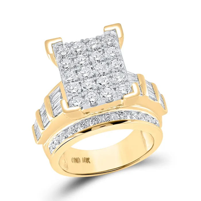 GND Rings 10Kt Yellow Gold 3CtwDia Cindy Ring 1061 grams