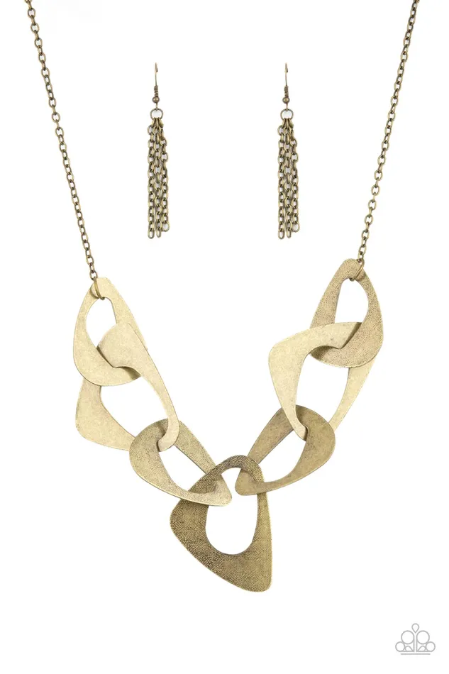 Guide To The Galaxy Brass Geometric Textured Necklace Paparazzi Paparazzi Accessories Necklaces Guide To The Galaxy Brass Geometric Textured Necklace Paparazzi Paparazzi Accessories Necklaces