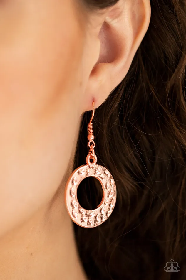 Mildly Metro Paparazzi Copper Hammered Circle Necklace Paparazzi Accessories Necklaces Mildly Metro Paparazzi Copper Hammered Circle Necklace Paparazzi Accessories Necklaces