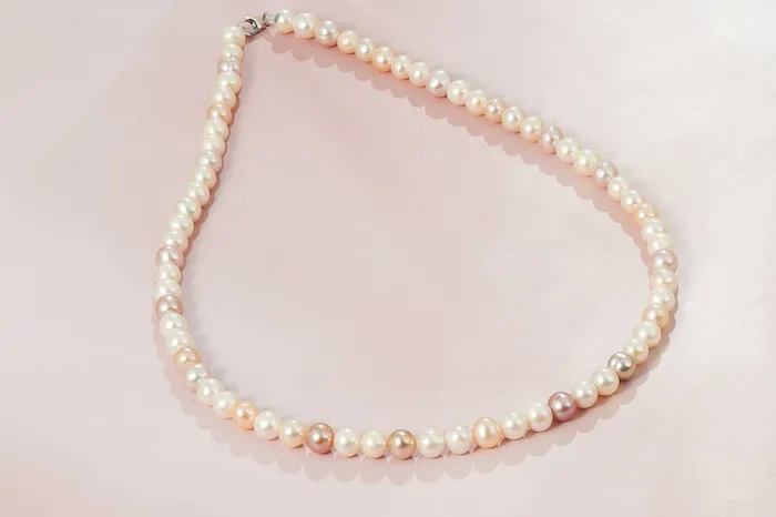 Necklaces AME Jewellery Multicolor Freshwater Pearl Strand Necklace with Sterling Silver Clasp Necklaces AME Jewellery Multicolor Freshwater Pearl Strand Necklace with Sterling Silver Clasp