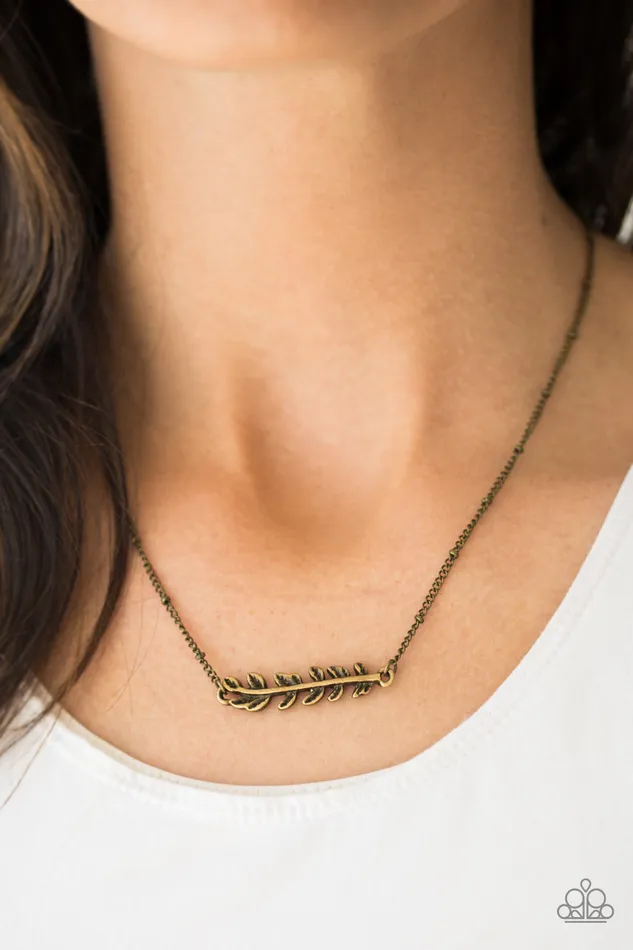 Necklaces Beautifully Branching Paparazzi Brass Leaf Short Necklace Paparazzi Accessories Necklaces Beautifully Branching Paparazzi Brass Leaf Short Necklace Paparazzi Accessories
