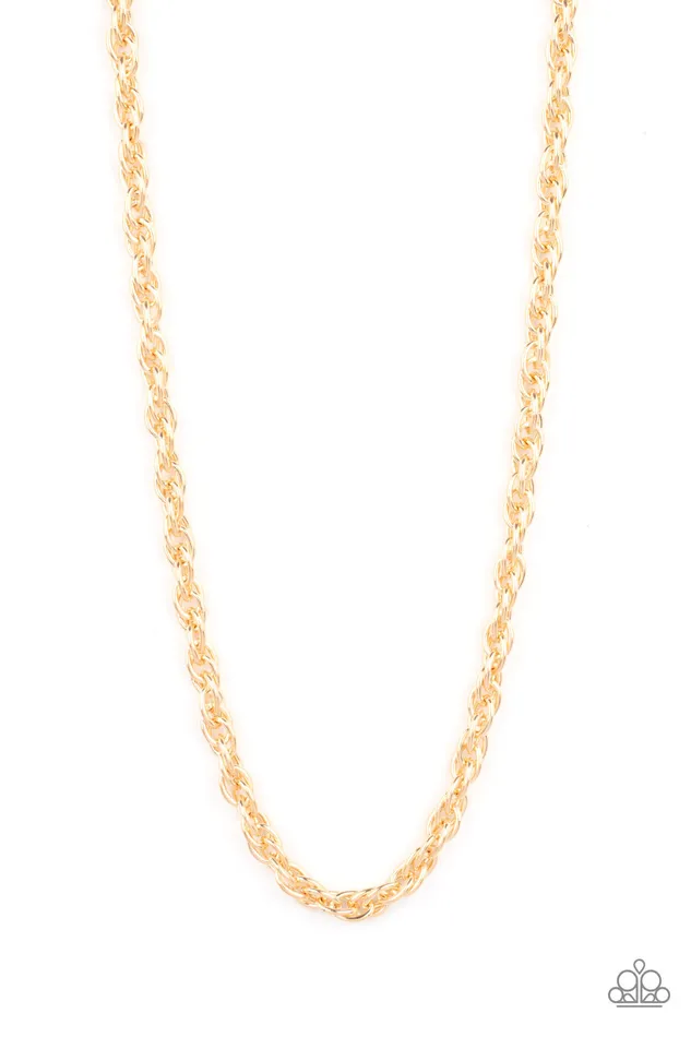 Necklaces Extra Entrepreneur Gold Oval Chain Urban Necklace Paparazzi Paparazzi Accessories Necklaces Extra Entrepreneur Gold Oval Chain Urban Necklace Paparazzi Paparazzi Accessories