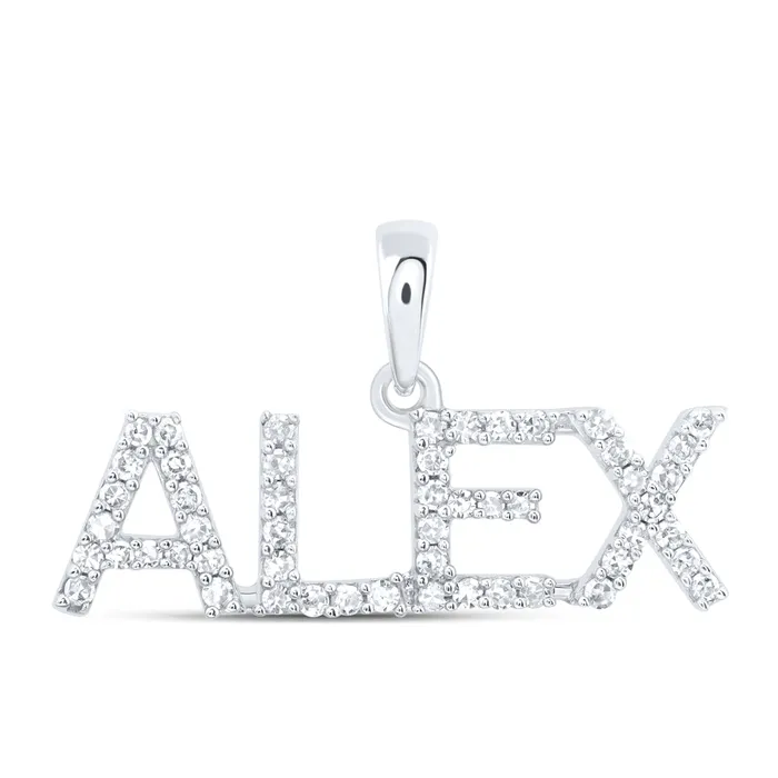 Necklaces GND 10Kt Gold 15CtwDia Nk Fashion Alex Pendant