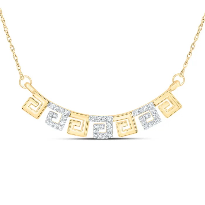 Necklaces GND 10Kt Gold 18CtwDia Cn Gift Necklace 18 Inch