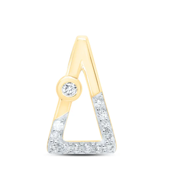 Necklaces GND 10Kt Yellow Gold 110CtwDia Nk Gift Pendant 14 grams