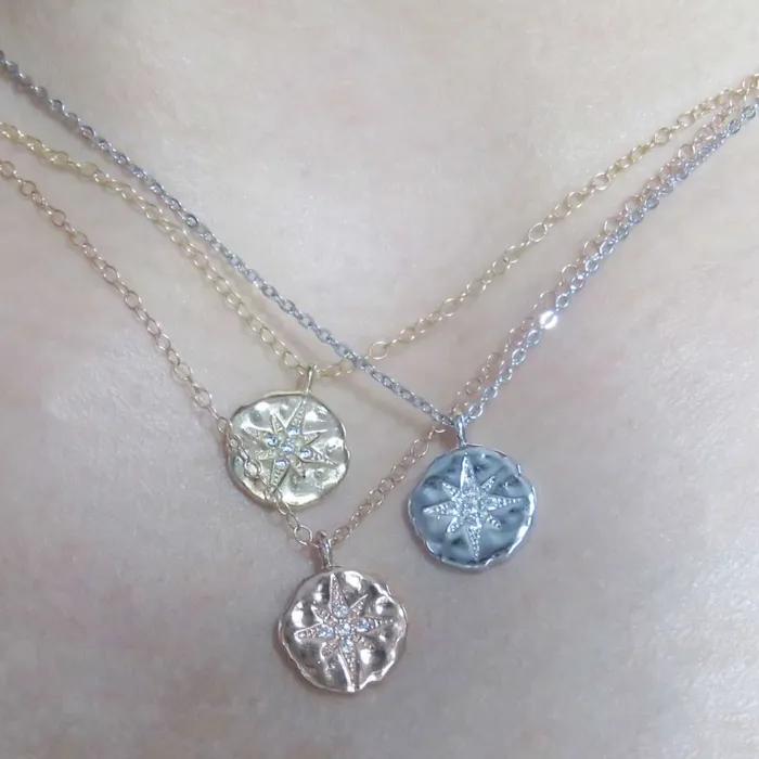 Necklaces JSL Last Call Celestial Coin Necklace