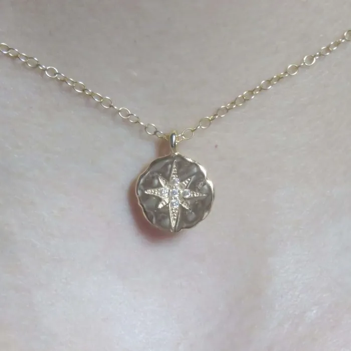 Necklaces JSL Last Call Celestial Coin Necklace