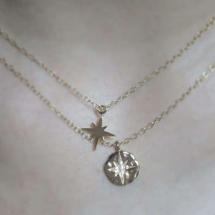 Necklaces JSL Last Call Celestial Coin Necklace