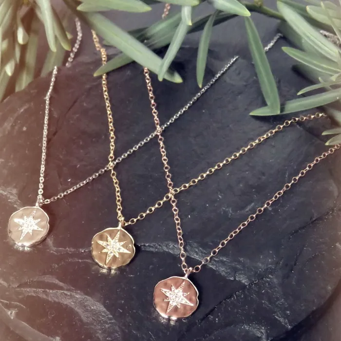Necklaces JSL Last Call Celestial Coin Necklace