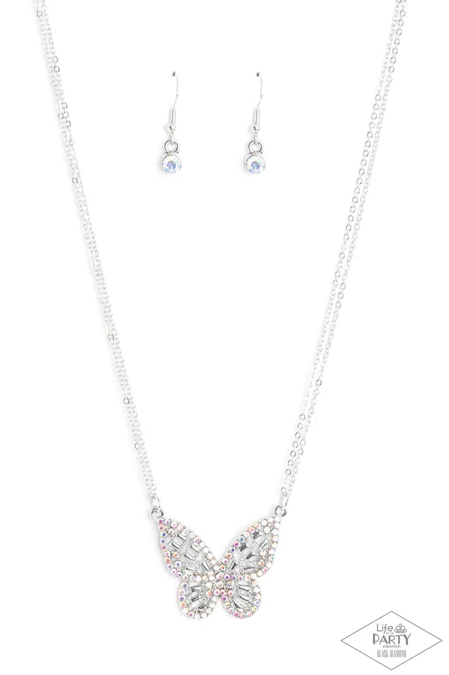 Necklaces Paparazzi Accessories Baroque Butterfly Multi Iridescent Rhinestone Butterfly Short Necklace Bring Back Paparazzi Necklaces Paparazzi Accessories Baroque Butterfly Multi Iridescent Rhinestone Butterfly Short Necklace Bring Back Paparazzi