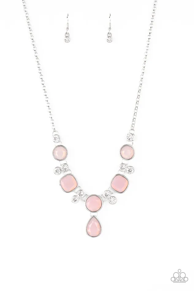 Necklaces Paparazzi Accessories Crystal Cosmos Pink Rose Tan Rhinestone Silver Necklace Paparazzi Necklaces Paparazzi Accessories Crystal Cosmos Pink Rose Tan Rhinestone Silver Necklace Paparazzi