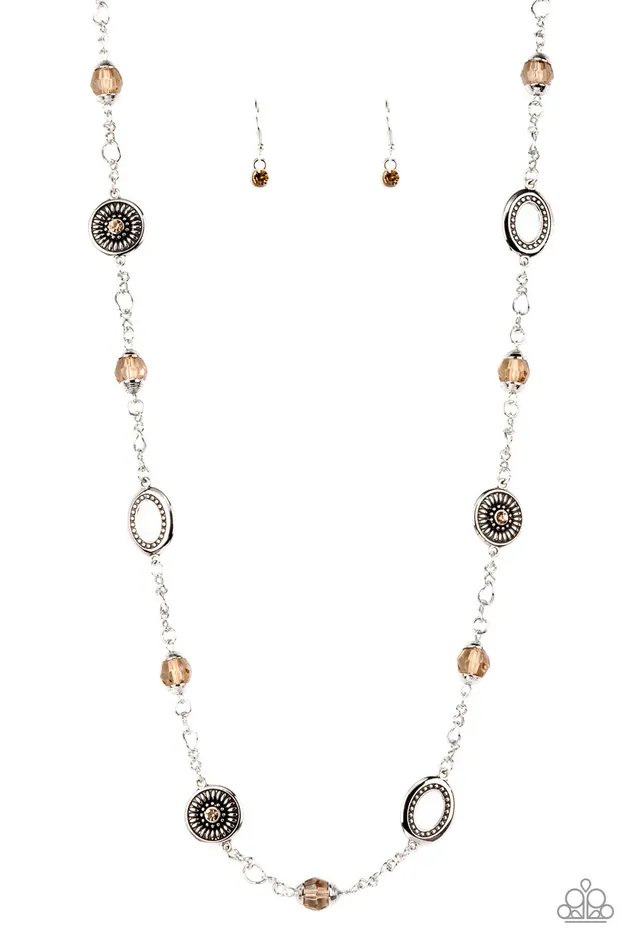 Necklaces Paparazzi Accessories Glammed Up Goals Brown Topaz Bead Silver Necklace Paparazzi Necklaces Paparazzi Accessories Glammed Up Goals Brown Topaz Bead Silver Necklace Paparazzi