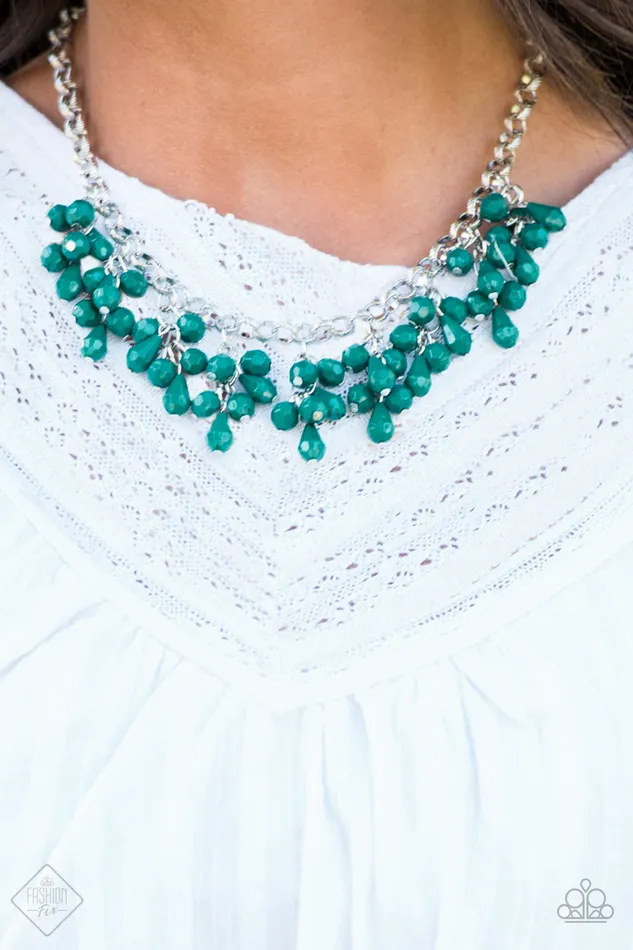Necklaces Paparazzi Accessories Paparazzi Modern Macarena Green Bead Cluster Necklace Fashion Fix Sept 2018