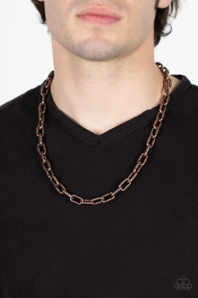 Necklaces Paparazzi Accessories Rural Recruit Copper Chain Urban Necklace Paparazzi