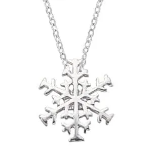 Necklaces Sterling Silver Snowflake Necklace by Carla Nancy B Carla Nancy B