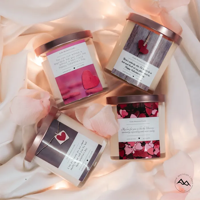 Necklaces You can live without Galentines Day 9 oz Whiskey Glass Jar Soy Candle Choose Your Scent Cedar Mountain Candle