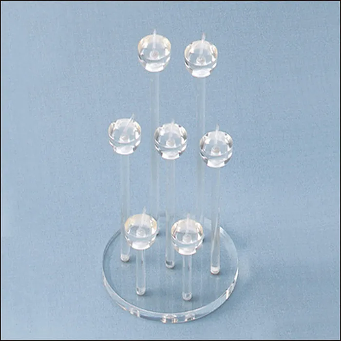 Noblepack CA Rings Acrylic 7 Ring Display