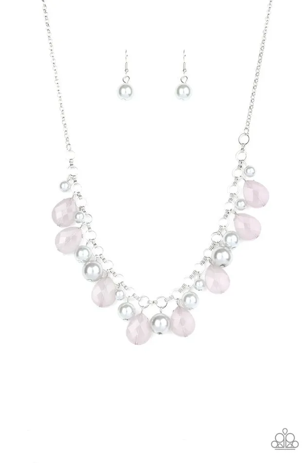 Pacific Posh Silver and Gray Bead Necklace Paparazzi Paparazzi Accessories Necklaces Pacific Posh Silver and Gray Bead Necklace Paparazzi Paparazzi Accessories Necklaces