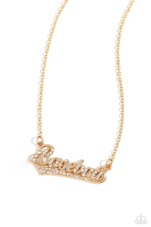 Paparazzi Accessories Necklaces Home Run Haute Goldcolored Rhinestone Baseball Sports Short Necklace Paparazzi Paparazzi Accessories Necklaces Home Run Haute Goldcolored Rhinestone Baseball Sports Short Necklace Paparazzi