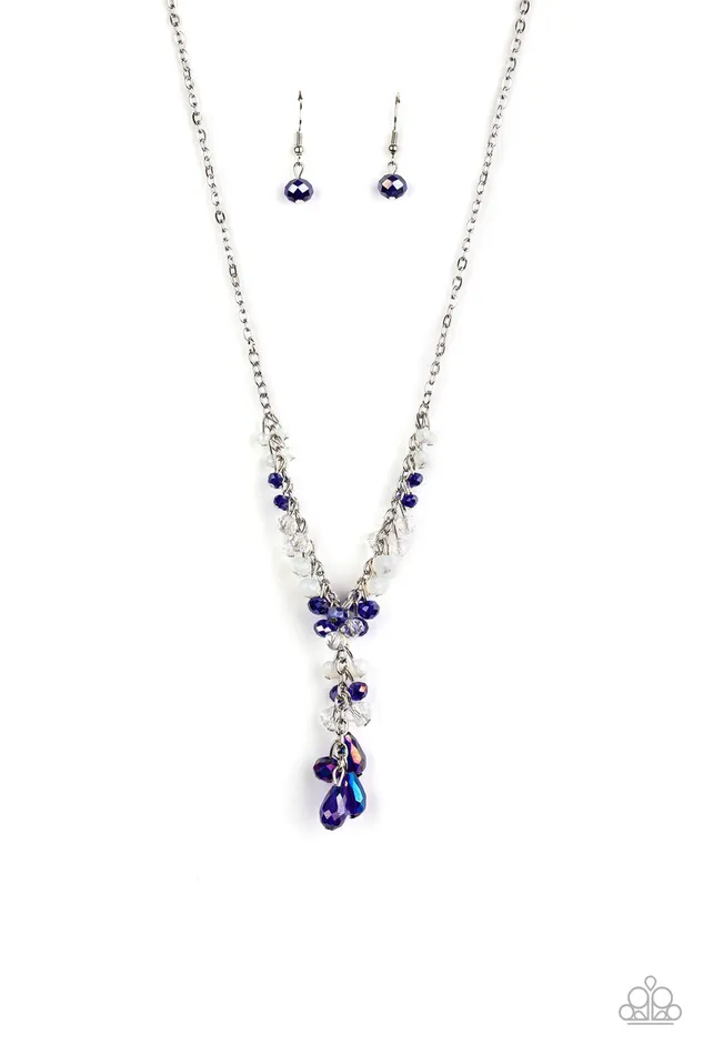Paparazzi Accessories Necklaces Iridescent Illumination Paparazzi Blue Iridescent Bead Silver Necklace Paparazzi Accessories Necklaces Iridescent Illumination Paparazzi Blue Iridescent Bead Silver Necklace