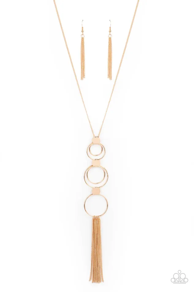 Paparazzi Accessories Necklaces Join The Circle Gold Circle Disc Necklace Paparazzi Paparazzi Accessories Necklaces Join The Circle Gold Circle Disc Necklace Paparazzi