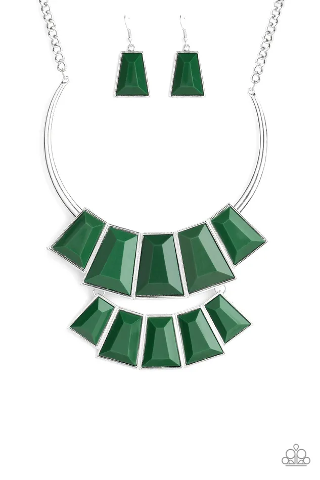 Paparazzi Accessories Necklaces Lions TIGRESS and Bears Paparazzi Green Eden EmeraldShaped Bead Silver Frame Necklace 2019 Convention Exclusive Paparazzi Accessories Necklaces Lions TIGRESS and Bears Paparazzi Green Eden EmeraldShaped Bead Silver Frame Necklace 2019 Convention Exclusive