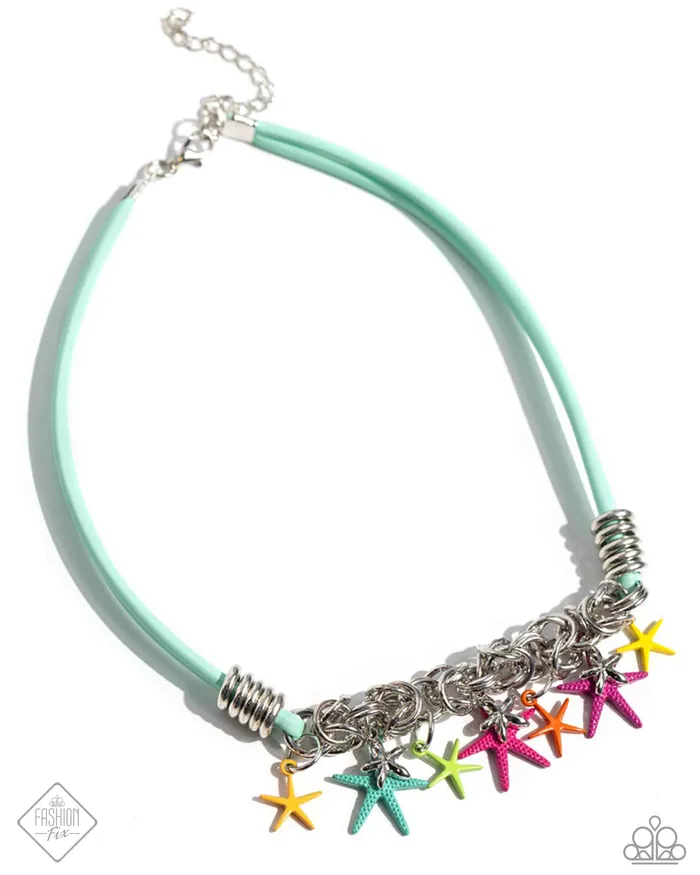 Paparazzi Accessories Necklaces STARFISH Me Luck Multi Color Starfish Corded Silver Short Necklace Paparazzi Fashion Fix April 2024 Paparazzi Accessories Necklaces STARFISH Me Luck Multi Color Starfish Corded Silver Short Necklace Paparazzi Fashion Fix April 2024
