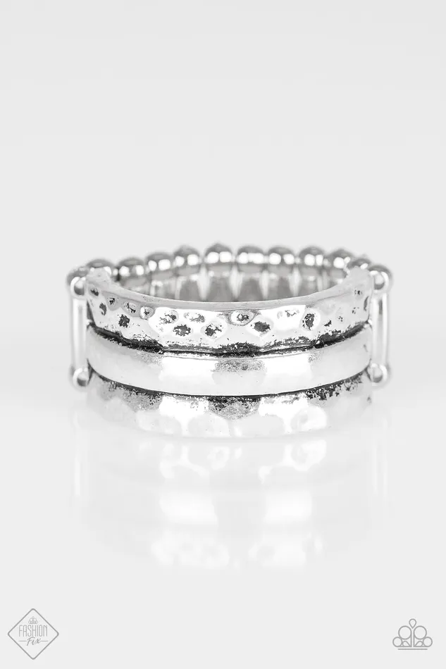 Paparazzi Accessories Rings Paparazzi Just Go For GRIT Silver Ring Fashion Fix 2019 Exclusive Paparazzi Accessories Rings Paparazzi Just Go For GRIT Silver Ring Fashion Fix 2019 Exclusive