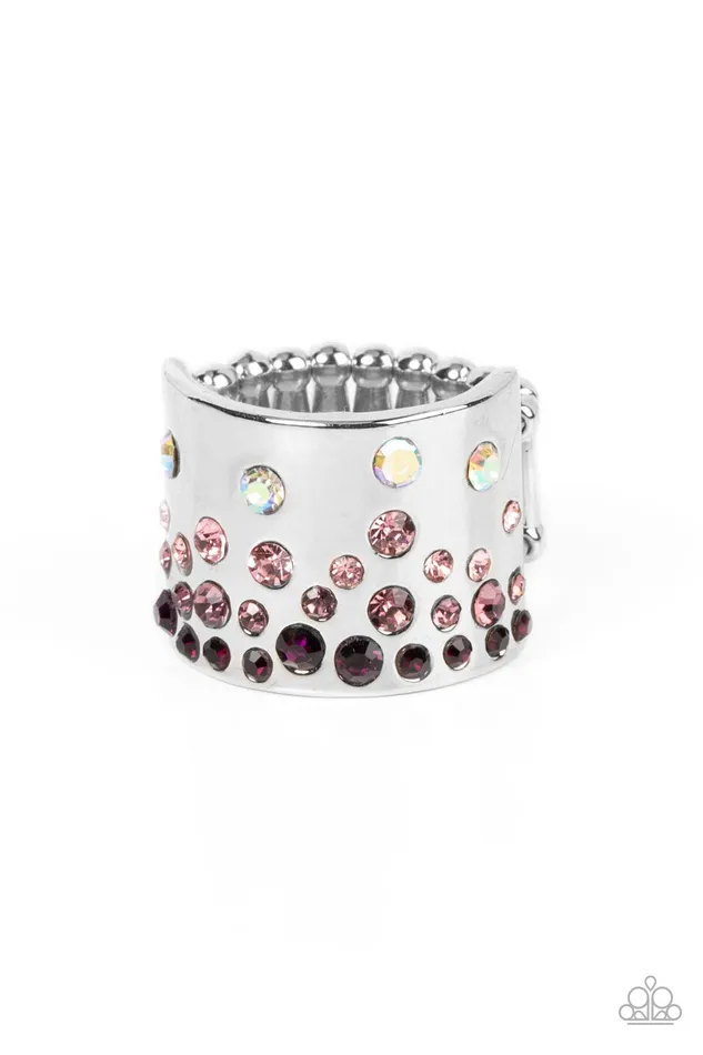 Paparazzi Accessories Rings Sizzling Sultry Purple Ombre Rhinestone Ring Paparazzi Paparazzi Accessories Rings Sizzling Sultry Purple Ombre Rhinestone Ring Paparazzi