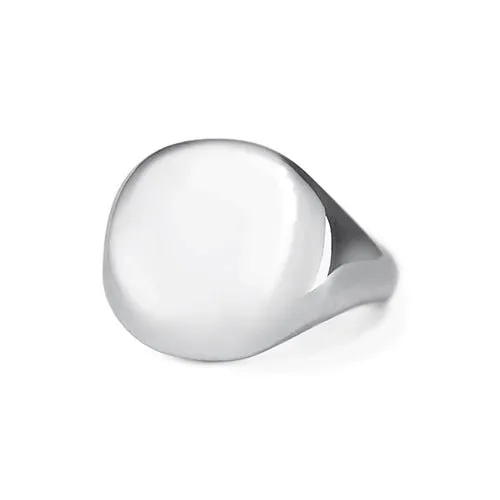 Penwarden Fine Jewellery Rings CELESTE SIGNET PINKY RING IN STERLING SILVER Penwarden Fine Jewellery Rings CELESTE SIGNET PINKY RING IN STERLING SILVER