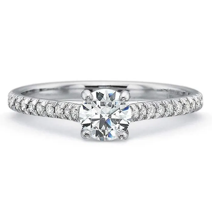 Precision Set Precision Set Diamond Line Engagement Ring Rings