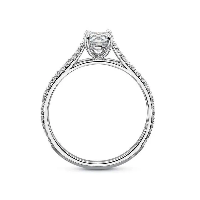 Precision Set Precision Set Diamond Line Engagement Ring Rings