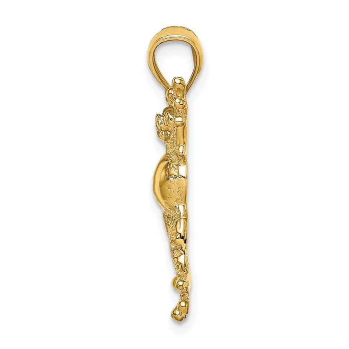 Qgold 10k Yellow Gold 715 mm 2D Frog wPot Belly Charm 203 grams Charm Necklaces Qgold 10k Yellow Gold 715 mm 2D Frog wPot Belly Charm 203 grams Charm Necklaces