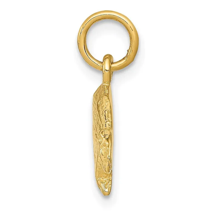 Qgold Charm Necklaces 14k Yellow Gold 22 mm Beaver Charm 158 grams Qgold Charm Necklaces 14k Yellow Gold 22 mm Beaver Charm 158 grams