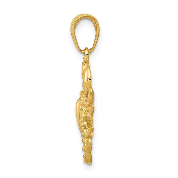 Qgold PreStyled Sets 10k Yellow Gold 16 mm Scorpion Pendant 149 grams Qgold PreStyled Sets 10k Yellow Gold 16 mm Scorpion Pendant 149 grams
