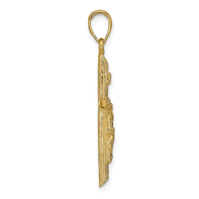 Qgold PreStyled Sets 14k Yellow Gold 18 mm Crucifix Pendant 202 grams Qgold PreStyled Sets 14k Yellow Gold 18 mm Crucifix Pendant 202 grams