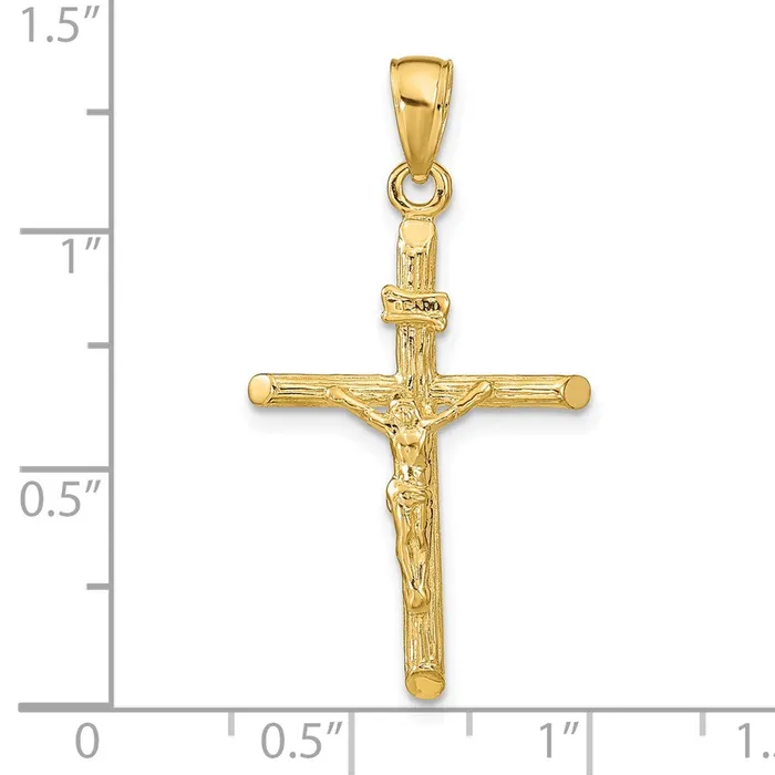 Qgold PreStyled Sets 14k Yellow Gold 18 mm Crucifix Pendant 202 grams Qgold PreStyled Sets 14k Yellow Gold 18 mm Crucifix Pendant 202 grams