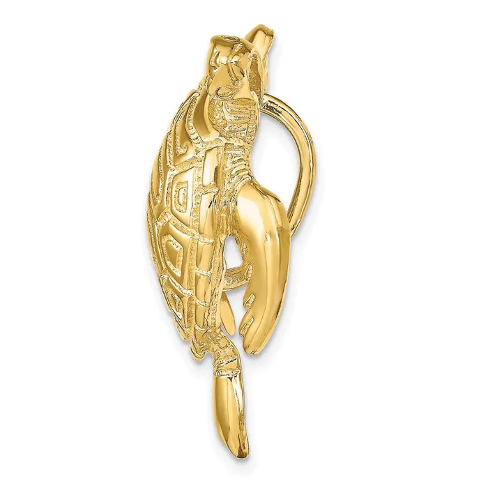 Qgold PreStyled Sets 14k Yellow Gold 31 mm Turtle Slide 1125 grams Qgold PreStyled Sets 14k Yellow Gold 31 mm Turtle Slide 1125 grams