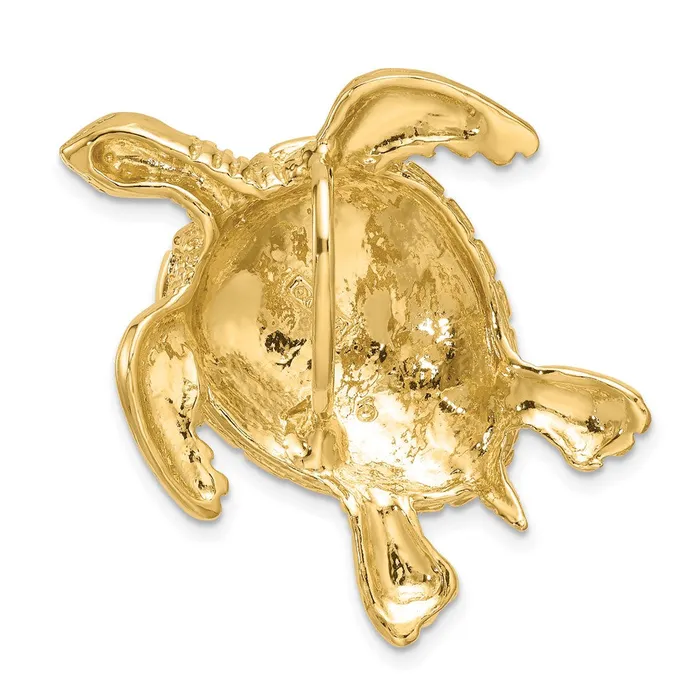 Qgold PreStyled Sets 14k Yellow Gold 31 mm Turtle Slide 1125 grams Qgold PreStyled Sets 14k Yellow Gold 31 mm Turtle Slide 1125 grams