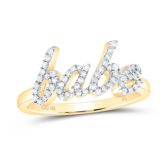 Rings 14CtwDia Nk Gift Babe Ring 254 grams GND