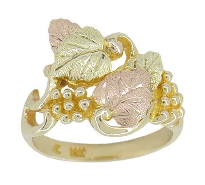 Rings Antique Jewelry Mall Black Hills Gold Leaves Ring in 10 Karat Green Pink and Yellow Gold Rings Antique Jewelry Mall Black Hills Gold Leaves Ring in 10 Karat Green Pink and Yellow Gold