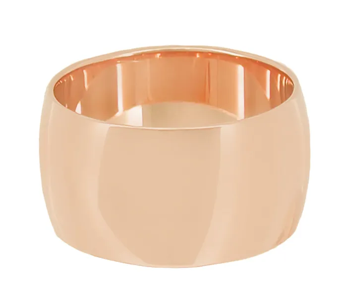 Rings Classic 14K Rose Gold 10mm Wide Wedding Band Ring Pink Gold Antique Jewelry Mall Rings Classic 14K Rose Gold 10mm Wide Wedding Band Ring Pink Gold Antique Jewelry Mall