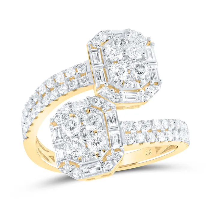 Rings GND 1 13CtwDia Cn Fashion Emerald Cuff Ring 315 grams