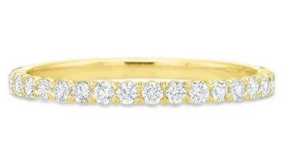 Rings Precision Set The Silk Prong HalfRound Diamond Band