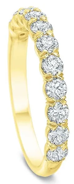 Rings Precision Set The Silk Prong HalfRound Diamond Band