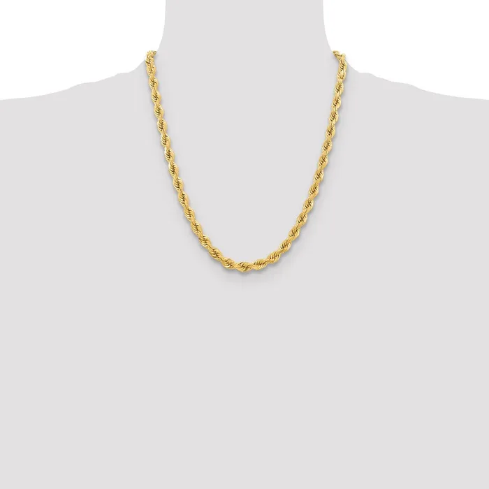 Rings Qgold 10k Yellow Gold 65 mm Diamondcut Rope Chain 7252 grams Rings Qgold 10k Yellow Gold 65 mm Diamondcut Rope Chain 7252 grams
